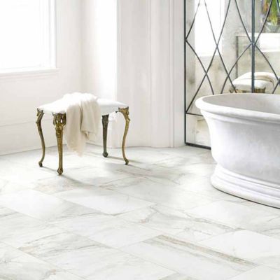 elegant bathroom tile floor remodel in IL